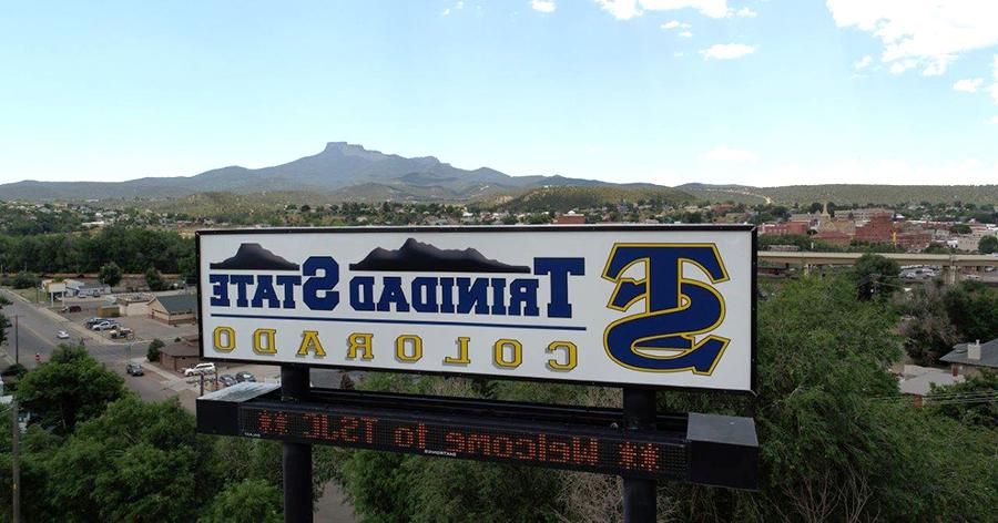 Trinidad Campus sign image